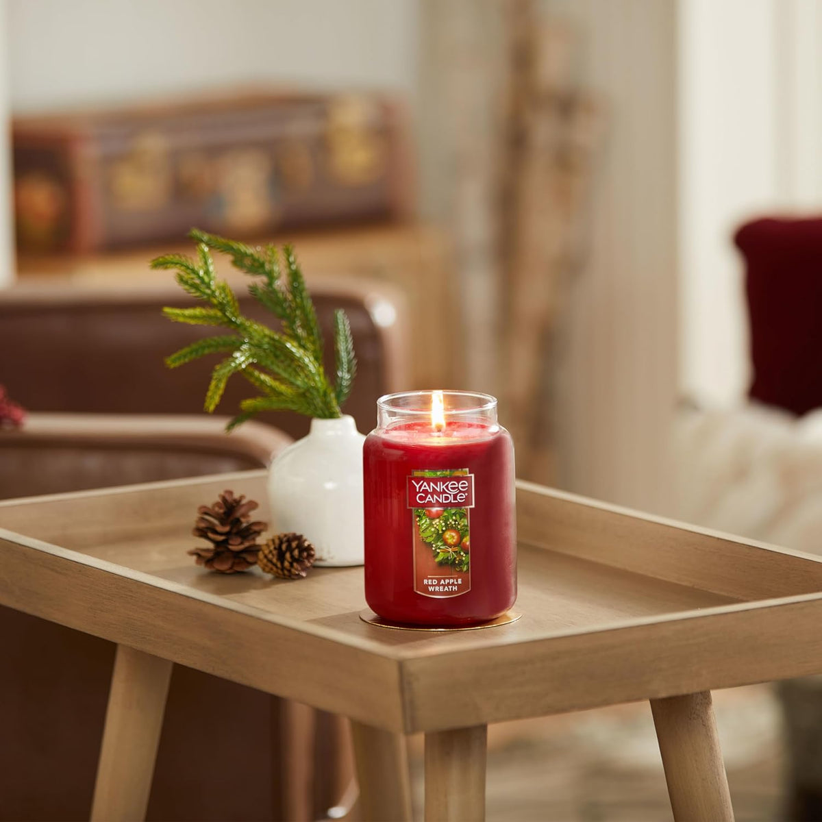 Yankee Candle Scented Candle, Sage & Citrus, Original Large Jar Candle, 110-150 Hours of Burn Time, 22 oz. - PuriLite