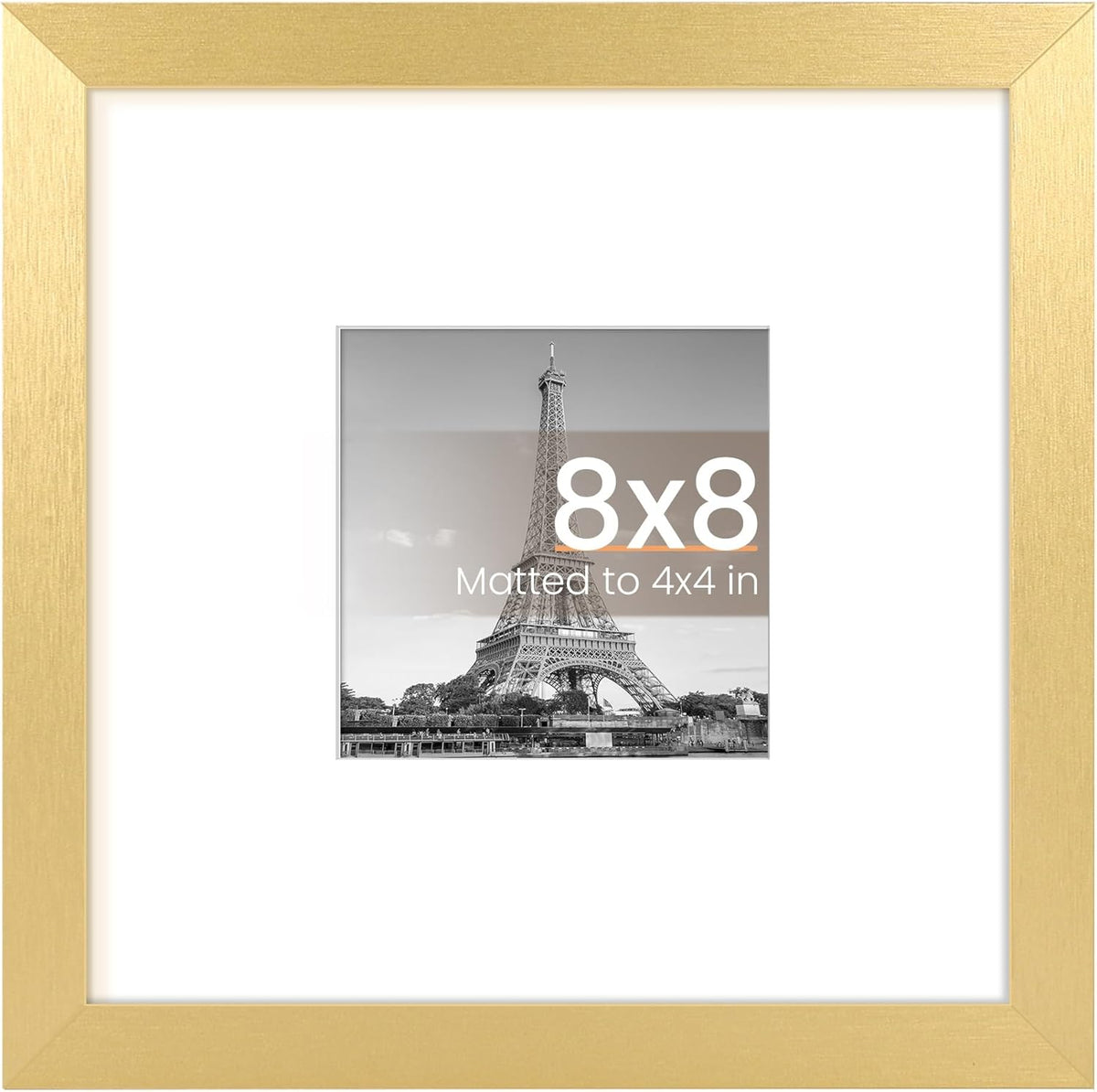 upsimples 11x14 Picture Frame, Display Pictures 8x10 with Mat or 11x14 Without Mat, Wall Hanging Photo Frames, Black - PuriLite