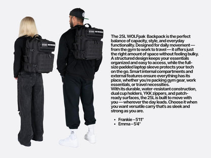 WOLFpak 25L BackPack - PuriLite