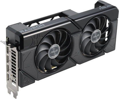 ASUS Prime Radeon™ RX 9060 XT 16GB GDDR6 OC Edition Graphics Card (PCIe 5.0, HDMI/DP 2.1, 2.5-Slot Design, axial-tech Fans, Dual Ball Fan Bearings, Dual BIOS, ASUS GPU Guard) - PuriLite