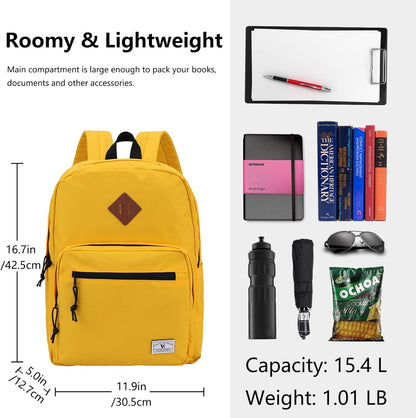 School Backpack for Kids,Lightweight Water Resistant Work Travel Backpack for Women Men Teens VONXURY - PuriLite
