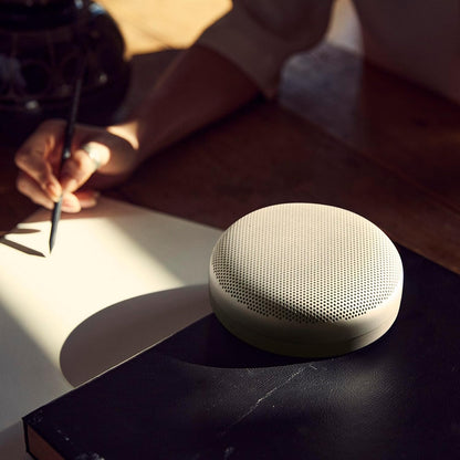 Bang & Olufsen Beosound A1 (2nd Generation) Wireless Portable Waterproof Bluetooth Speaker with Microphone, Grey Mist - PuriLite