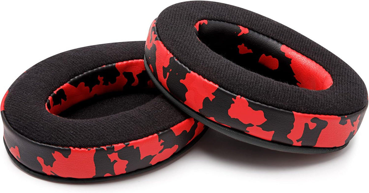 WC PadZ Velour - The Ultimate Upgraded Earpads by Wicked Cushions - Compatible with Audio Technica, HyperX, SteelSeries Arctis & More - Extra Thick - Bigger Opening - Softer Memory Foam | (Black) - PuriLite
