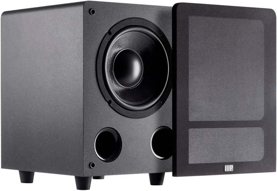 Monoprice Premium Select 8-inch 200-Watt Subwoofer (Black) - PuriLite