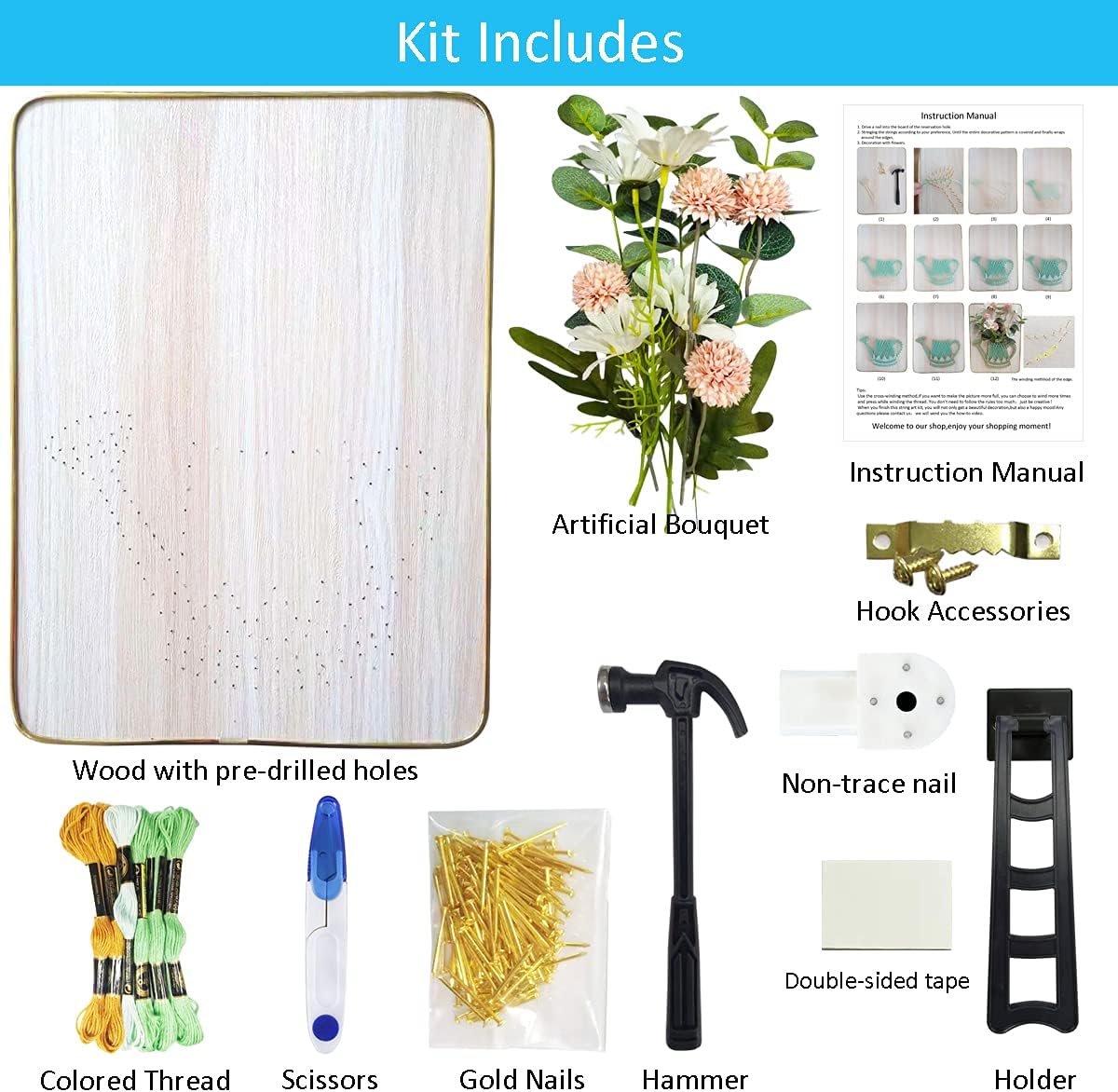 Purilite Select DIY String Art Craft Kit - PuriLite
