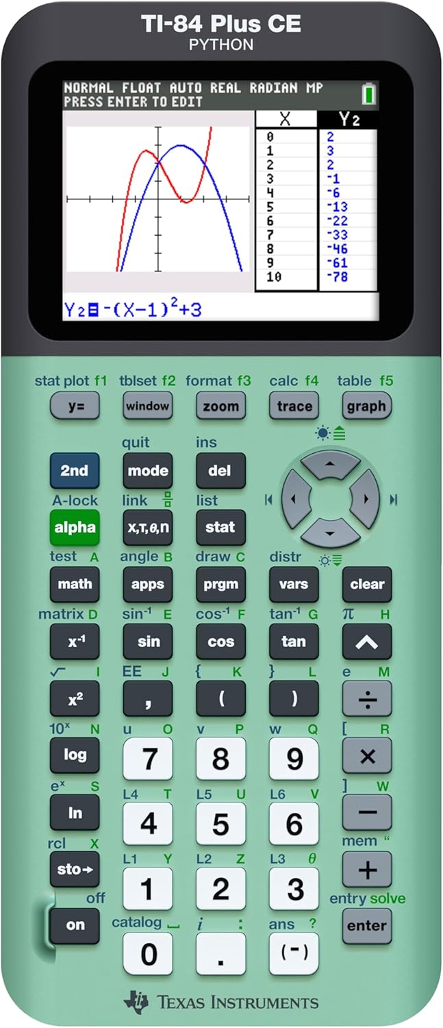 Texas Instruments TI-84 Plus CE Pink Graphing Calculator - PuriLite