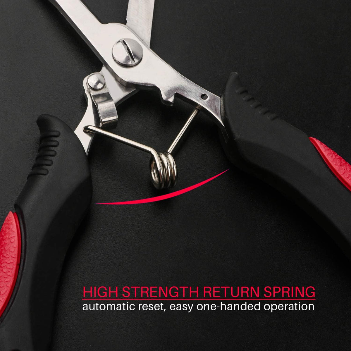 Fishing Pliers Stainless Steel Hook Remover Braid Cutter Rustproof Saltwater Split Ring Pliers Fishing Multi-Tools with Sheath and Lanyard - PuriLite