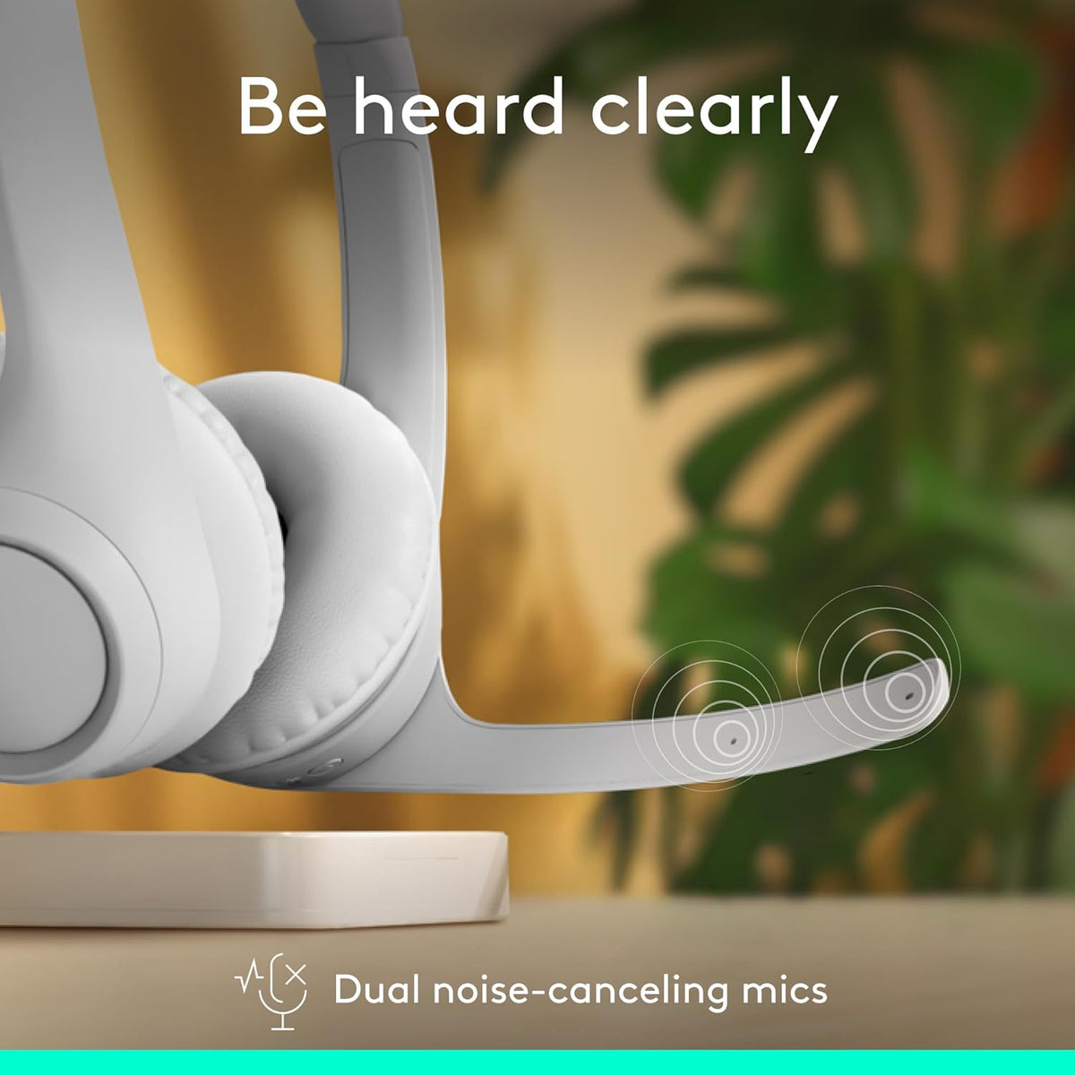 Logitech Zone 301 Wireless Bluetooth Headset with Noise-Canceling Microphone, Compatible with Windows, Mac, Chrome, Linux, iOS, iPadOS, Android – Graphite - PuriLite