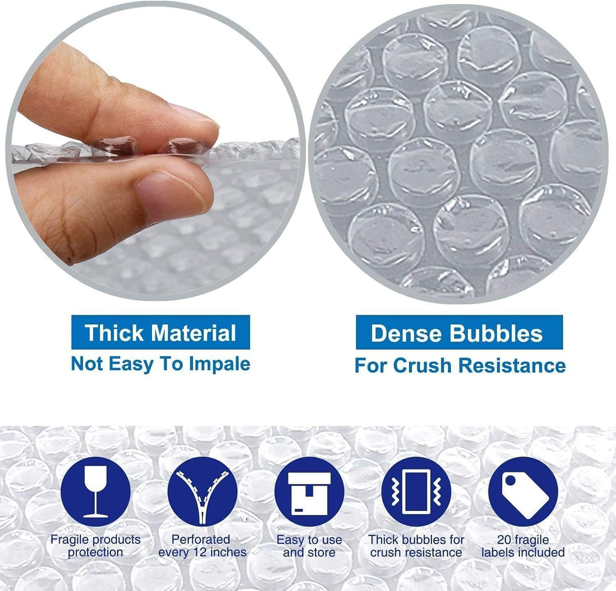 Purilite Select Bubble Cushioning Wrap Rolls - PuriLite