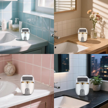 Facial Cleansing Brush,Face Scrubber,Electric Face Cleansing Brush,Comes with Three Replaceable Brush Heads,and USB Rechargeable,Electric Exfoliating Rotating Massage Device Waterproof Deep Cleaning - PuriLite