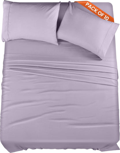 Utopia Bedding Queen Bed Sheet Set - 4 Piece Bedding - Soft Brushed Microfiber Fabric - Shrinkage & Fade Resistant - Easy Care (White) - PuriLite