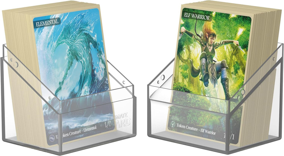 Ultimate Guard Boulder 100+ Classic, Deck Case for 100 Double-Sleeved TCG Cards, Onyx, Secure & Durable Storage for Trading Card Games, Soft-Touch Finish - PuriLite