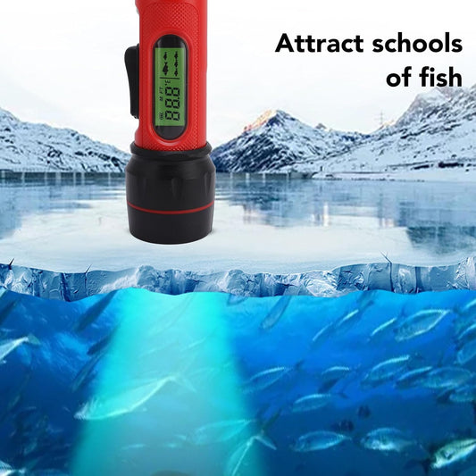 Sanpyl Portable Fish Depth Finder with LCD Screen, Handheld Kayak Fish Finder, Max Detection 295.3 Ft for Boat Fishing, Ice Fishing, Offshore Fishing - PuriLite