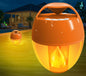 KingSom Bluetooth Pool Speaker, Floating Pool Speakers with LED Flame Light, IP68 Waterproof Hot Tub Speakers,Floating Bluetooth speaker for Pool,Loud Stereo Sound,Hands-Free,24H Playtime pool Speaker - PuriLite