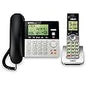 VTech DECT 6.0 1-Handset Corded/Cordless Phone for Home with Answering Machine, Call Blocking, Caller ID, Large Backlit Display, Duplex Speakerphone, Intercom, Landline Line-Power: VG208 - PuriLite