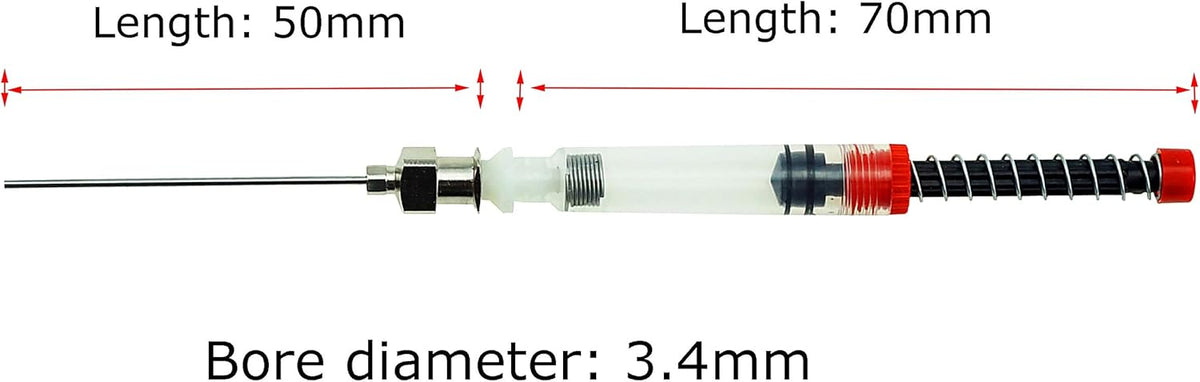 Asvine 5 Pack Fountain Pen Ink Syringe Filler, Spring Converter with Removable Blunt Needle Tip - PuriLite
