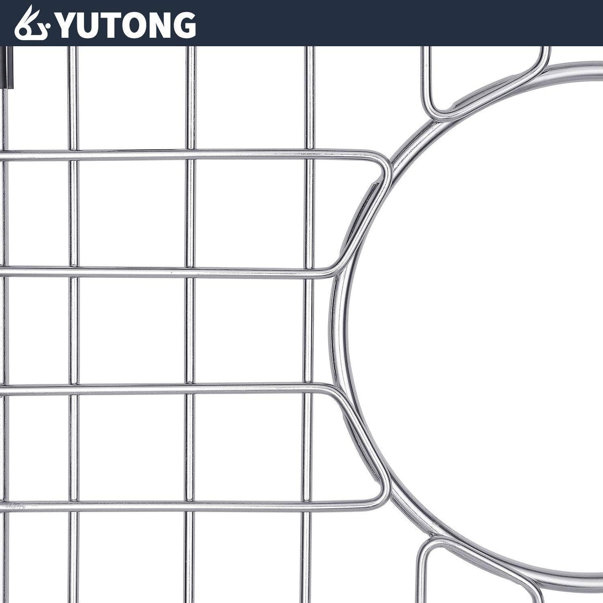 Yutong Kitchen Stainless Steel Sink Bottom Grid with Small Rounded Corner (27.5" x 15.5") - PuriLite