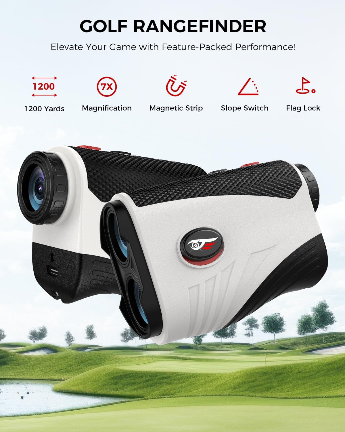 Purilite Select Rechargeable Golf Rangefinder - PuriLite