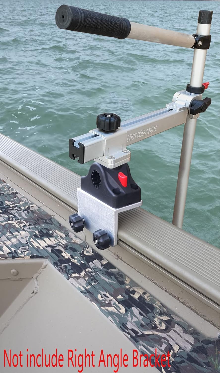 Brocraft Universal Transducer Pole/Sonar Transducer Pole System with Mount/Livescope Mount (Generation 2) - PuriLite