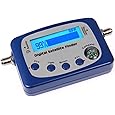 V8 Finder 2 TV Signal Finder Meter, DVB-S/S2/S2X Signal Receiver with 3.5 inch HD Digital Display, H.264 Auto Calculate Angle Built-in 4000mAh Battery for Adjusting Sat Dish - PuriLite