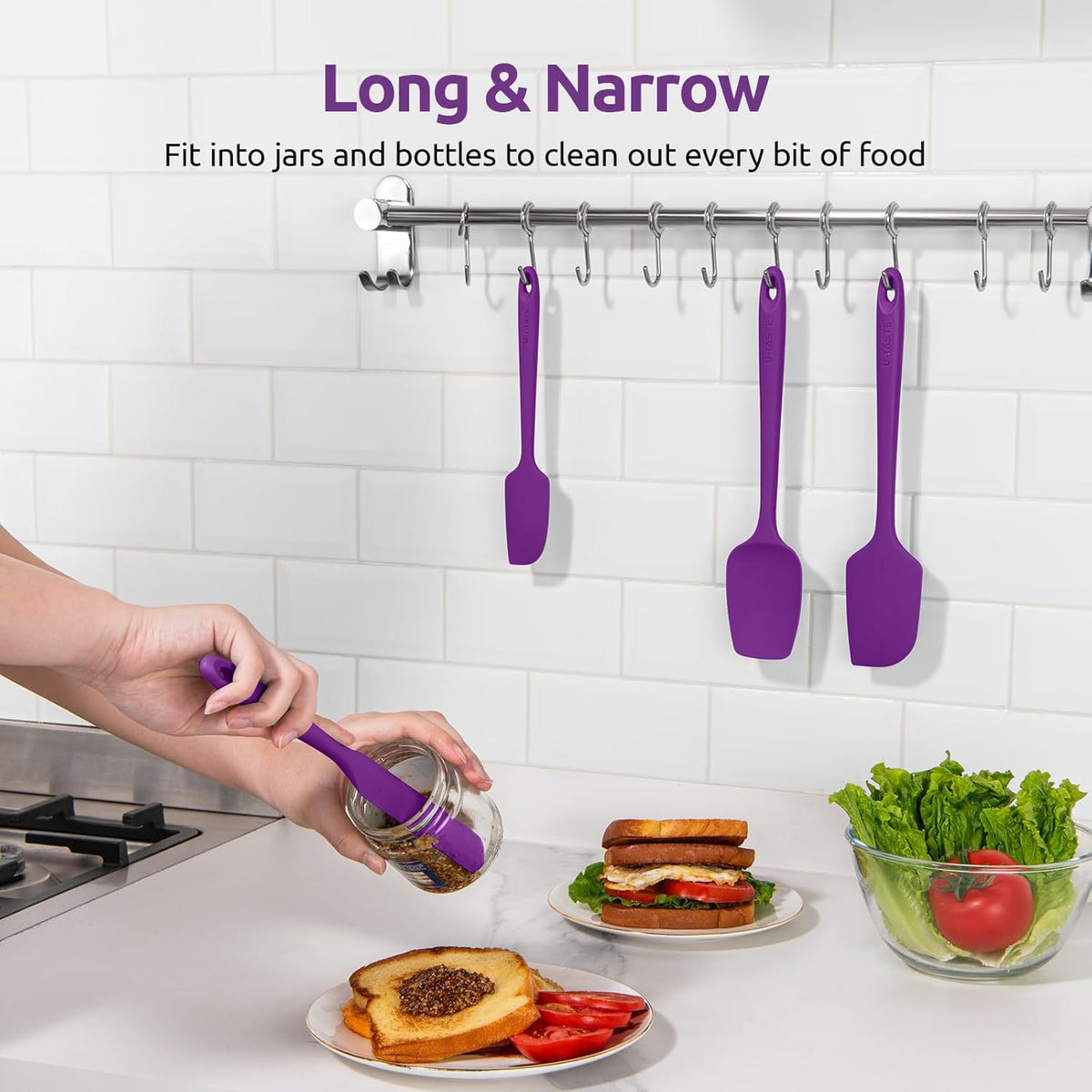 Purilite Select Midnight Blue Silicone Spatula - PuriLite