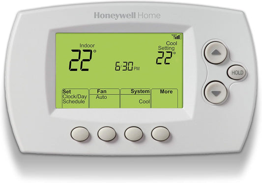 Honeywell Home Wi-Fi 7-Day Programmable Thermostat (RTH6580WF), Requires C Wire, Works with Alexa - PuriLite