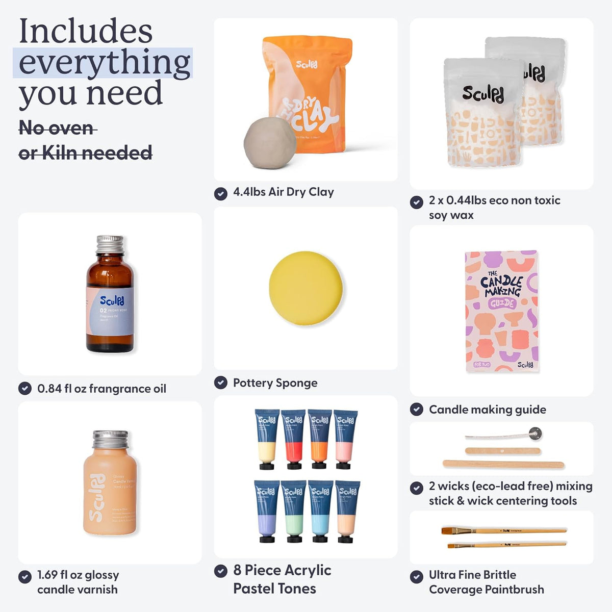 Purilite Select Candle Making &amp; Pottery Kit - PuriLite