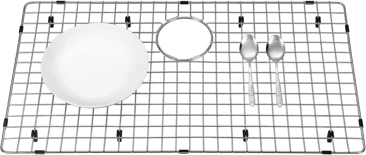 Yutong Kitchen Stainless Steel Sink Bottom Grid with Small Rounded Corner (27.5" x 15.5") - PuriLite