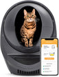 Litter-Robot 3 Connect by Whisker (Grey) Automatic Self-Cleaning Cat Litter Box, WiFi Enabled, Works with Any Clumping Litter, Never Scoop Again - PuriLite