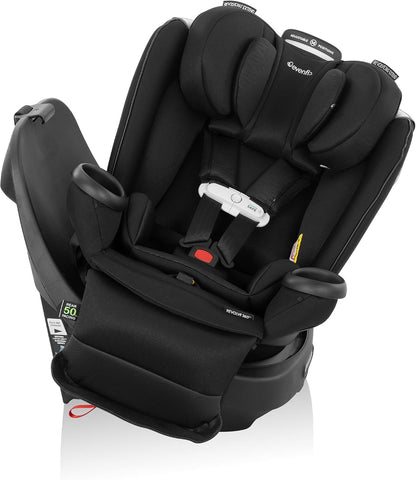 Evenflo Gold Revolve360 Extend All-in-One Rotational Car Seat with SensorSafe - Onyx