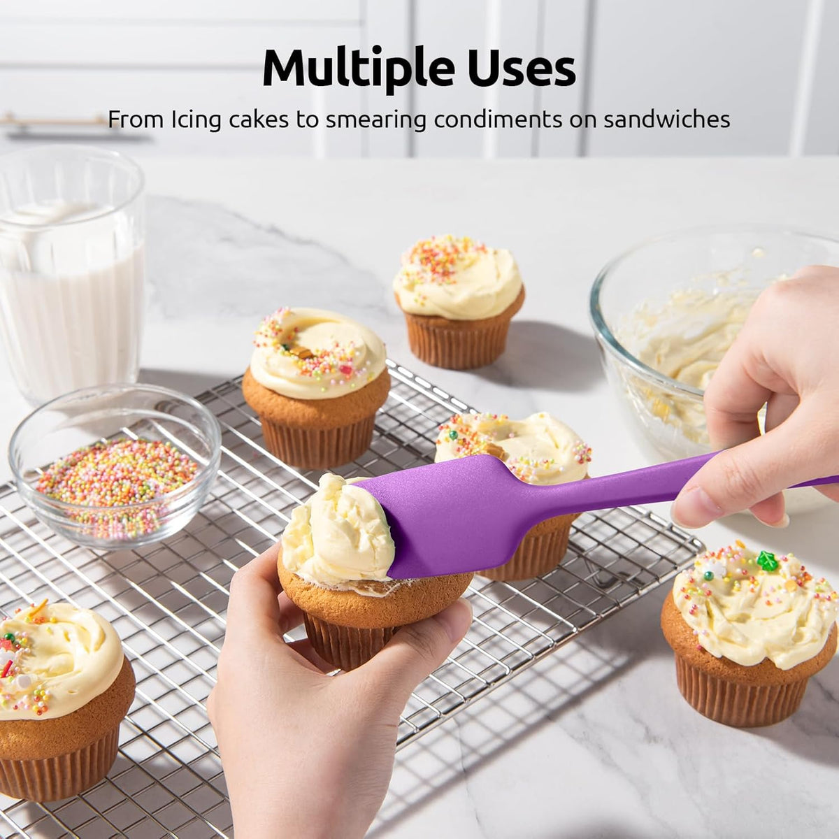 Purilite Select Midnight Blue Silicone Spatula - PuriLite