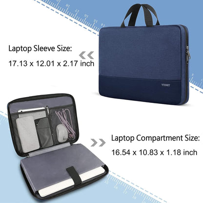 Ytonet Laptop Sleeve, 15.6 inch TSA Laptop Bag Laptop Case Water Resistant Computer Carrying Bag Compatible for Lenovo, HP, Dell, Asus Notebook, Gifts for Men Women, Grey - PuriLite