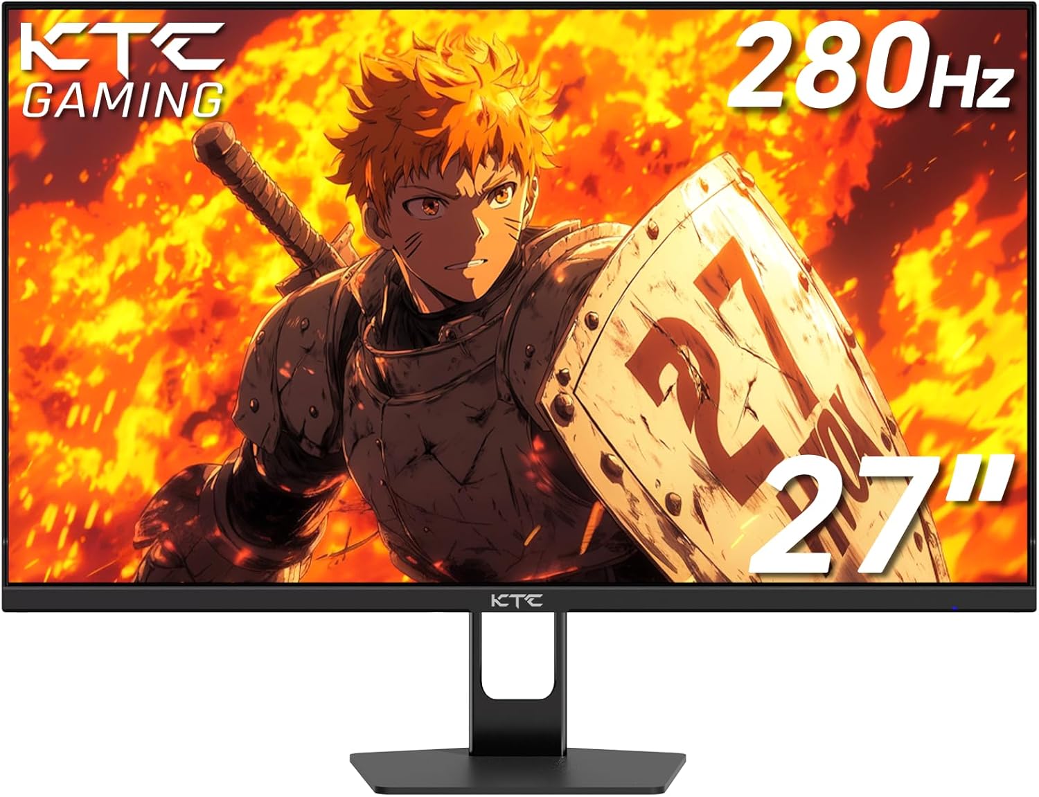 KTC 32 Inch 2K Computer Monitor, IPS 1440p Monitor with Ultra-Thin Bezels, HDR10, Freesync/G-sync, HDMI/DP Ports, Tilt Adjustable, Eyecare, Ideal for Business, Office, and Casual Gaming - PuriLite