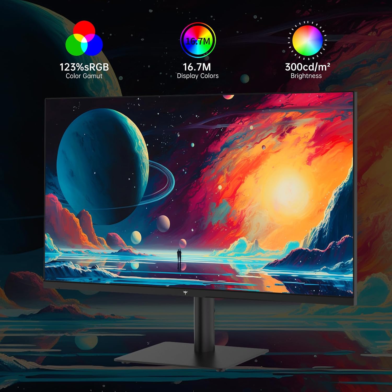 KTC 32 Inch 2K Computer Monitor, IPS 1440p Monitor with Ultra-Thin Bezels, HDR10, Freesync/G-sync, HDMI/DP Ports, Tilt Adjustable, Eyecare, Ideal for Business, Office, and Casual Gaming - PuriLite