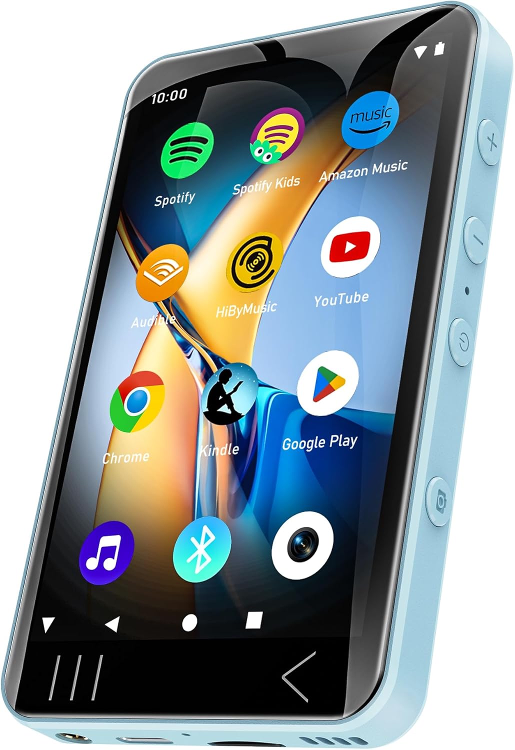 MP3 Player with Bluetooth and WiFi, Music Player with Camera Spotify Pandora,Amazon Music, 4" Touch Screen Android MP4 MP3 Player with Speaker 144GB MP4 & MP3 Player for Travel Sport - PuriLite