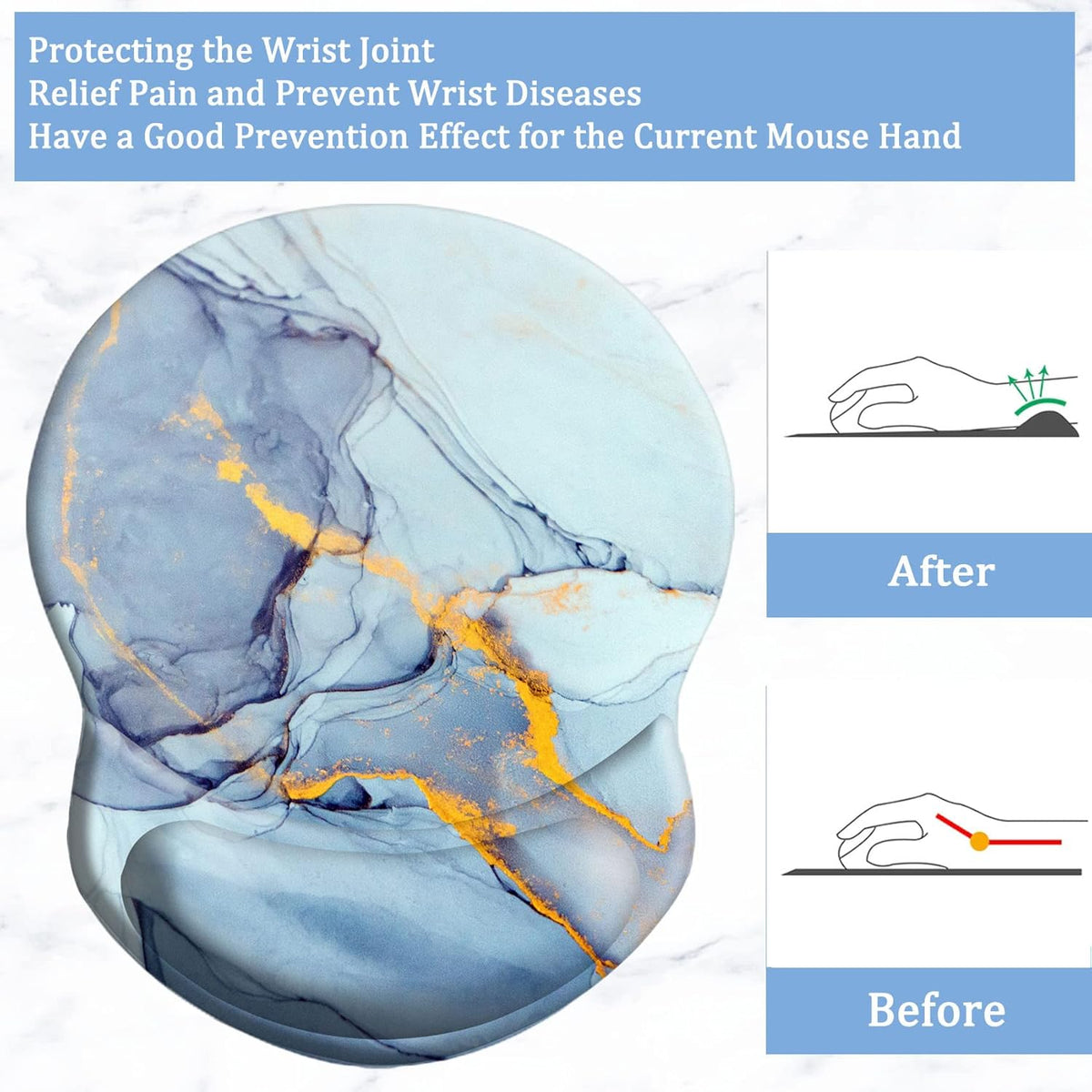 Purilite Select Ergonomic Mouse Pad - PuriLite
