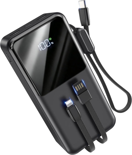 Power Bank, 30000mAh Portable Charger, 22.5W Fast Charging Battery Pack
