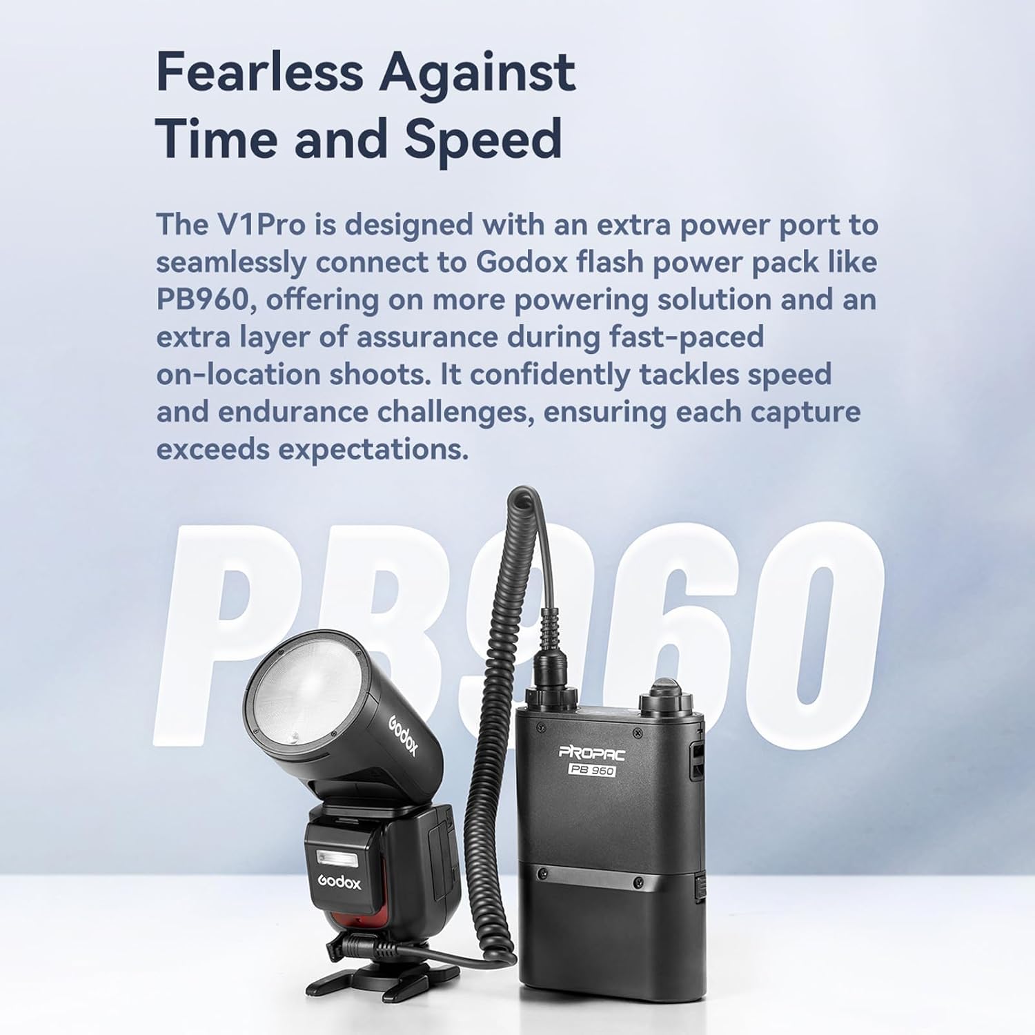 GODOX V1Pro-C 2.4G Wireless Camera Flash Speedlite with Detachable Sub Flash 1/8000s HSS 1.3s Recycle Time M/TTL Flash Mode 10 Levels Brightness Type-c Powered Compatible with Canon EOS Cameras - PuriLite