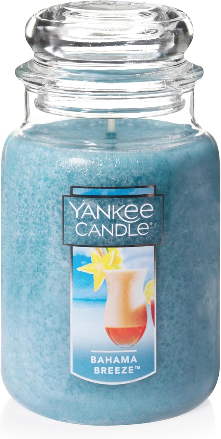 Yankee Candle Scented Candle, Sage & Citrus, Original Large Jar Candle, 110-150 Hours of Burn Time, 22 oz. - PuriLite