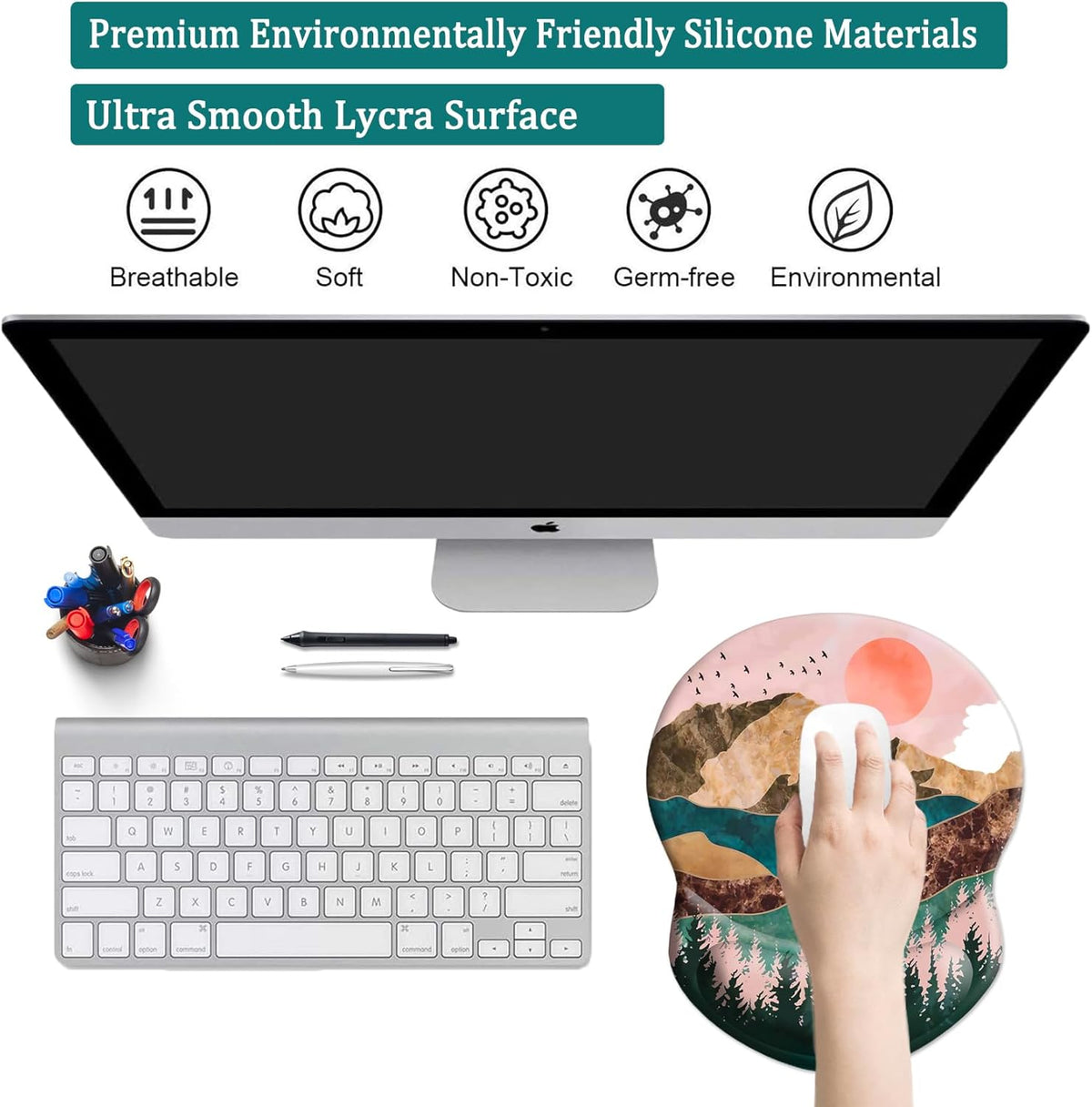 Purilite Select Ergonomic Mouse Pad - PuriLite