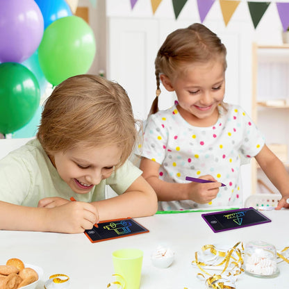Mini LCD Writing Tablet for Kids, 12 Pack – 4.5 Inch Mini Drawing Board. Fun and Educational for Kids That Sketch and Doodle. Perfect Party Favor, Goodie Bag and Gift Bag Filler, School Prize Or Gift - PuriLite