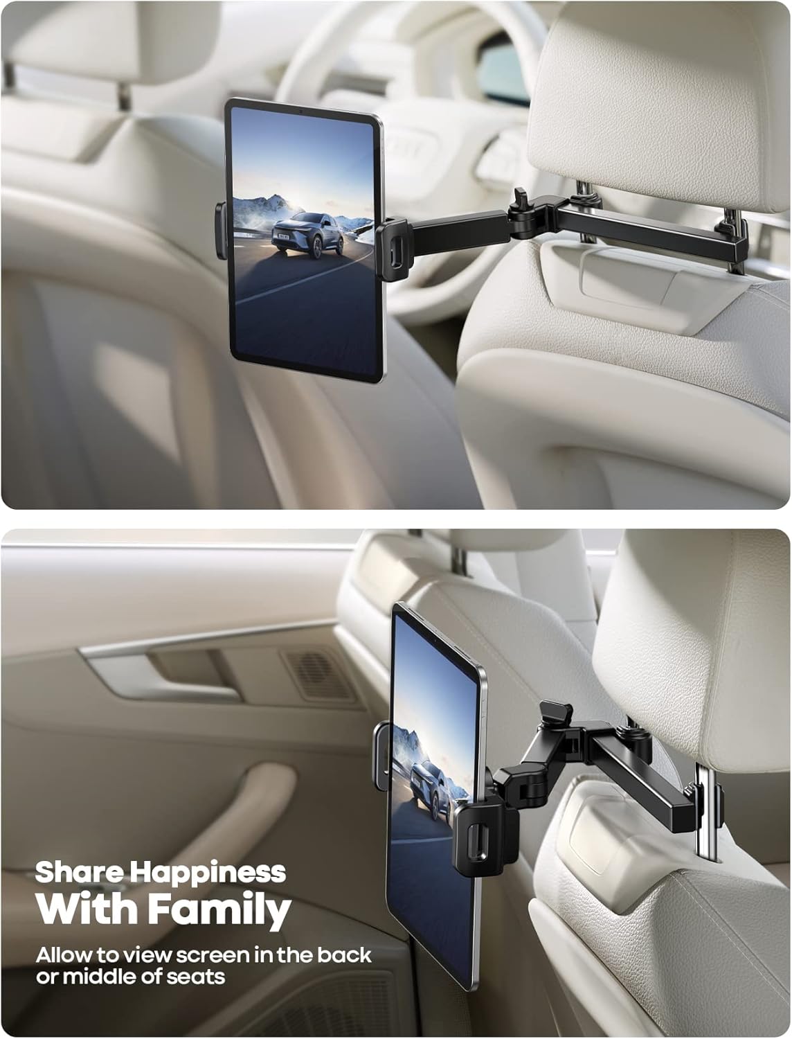 Purilite Select Car Headrest Tablet Holder - PuriLite