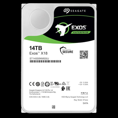 Seagate Exos X20 20TB SATA HDD SATA 6Gb/s 7200 RPM (ST20000NM007D) - PuriLite