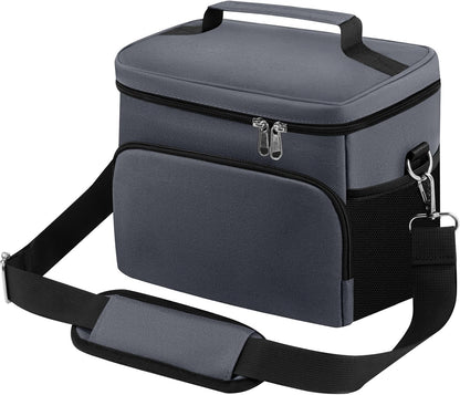 Insulated Lunch Bag for Women/Men Reusable Lunch Box Tote Bag, Large Thermal Cooler Bag with Adjustable Shoulder Strap for Kids and Adult,for Work/School/Outdoor Activity - PuriLite
