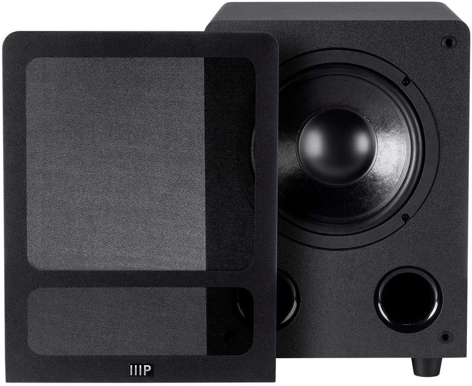 Monoprice Premium Select 8-inch 200-Watt Subwoofer (Black) - PuriLite