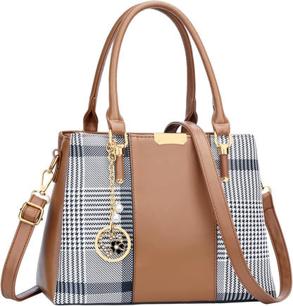 KKXIU Trendy Tote Bag for Women Lightweight Oxford Big Capacity Shoulder Purses and Handbags - PuriLite