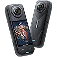 Insta360 X4 Endurance Bundle - 8K Waterproof 360 Action Camera, 4K Wide-Angle Video, Invisible Selfie Stick, Removable Lens Guards, 135 Min Battery Life, AI Editing, Stabilization, for Sports, Travel - PuriLite