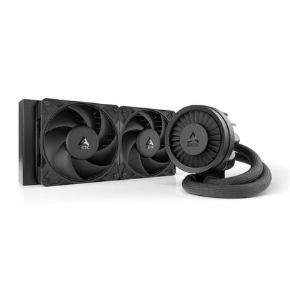 ARCTIC Liquid Freezer III Pro 240-240 mm AIO CPU Cooler, Water Cooling, 38 mm Radiator, PWM Pump, VRM Fan, AMD AM5/AM4, Intel LGA1851/1700 Contact Frame - Black - PuriLite