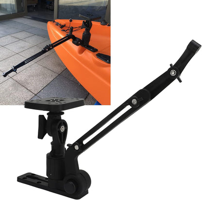 Fish Finder Base Kit, Nylon and Stainless Steel Greater Clamping Force Transducer Mounting Arm for Fishfinder - PuriLite