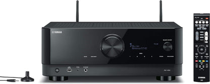 Yamaha RX-V6A Home Theatre Receiver, 7.2 Channel, 4K/120Hz and Dolby Atmos Capable, Built-in USB Port with WiFi, MusicCast and Amazon Alexa Capable - PuriLite